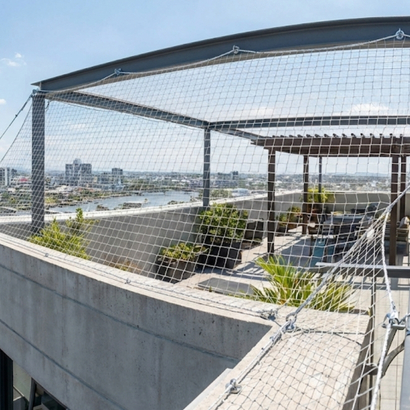 Professional roof safety nets setup in Vijayawada