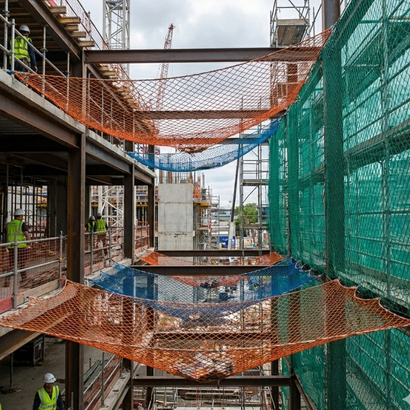 Industrial safety nets installation in construction sites in Vijayawada