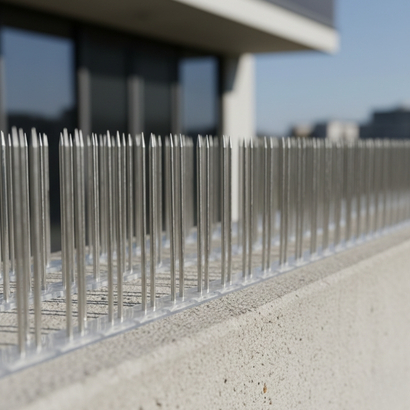 Bird spikes installation on ledges in Vijayawada