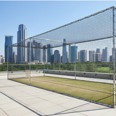 Terrace cricket nets installation in Vijayawada