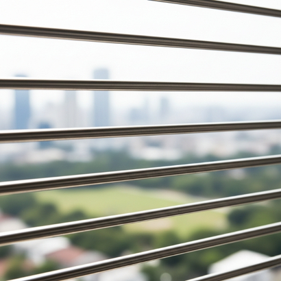 Premium SS grill closeup in Vijayawada