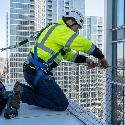 Professional pigeon nets setup in Vijayawada