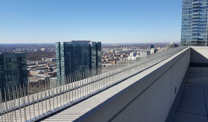 Bird Spikes Installation Process in Vijayawada