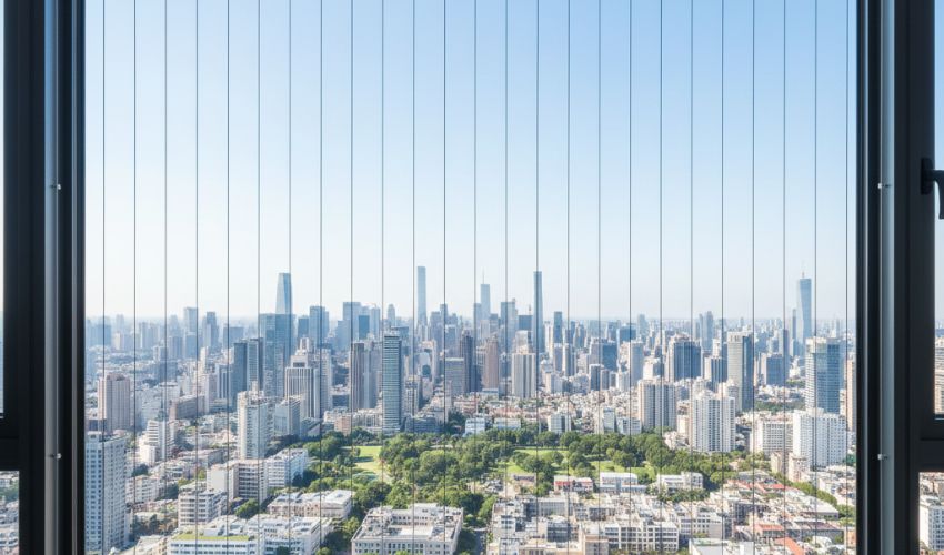 Window Invisible Grill Installation in Elluru