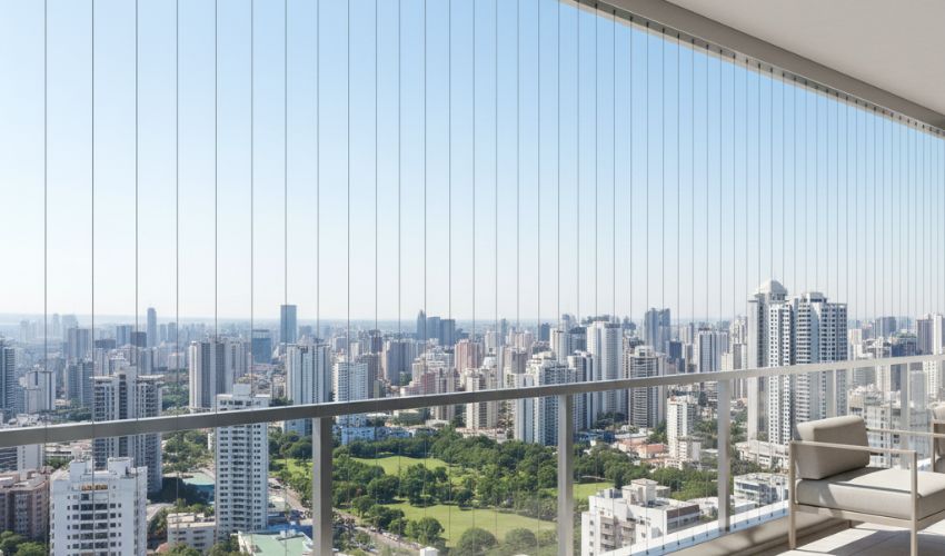 Aluminum Channel Invisible Grill Installation in Nellore